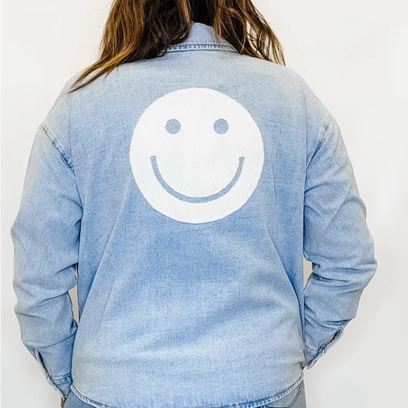 Charlie B smiley Jean jacket XXl - Picture 1 of 4